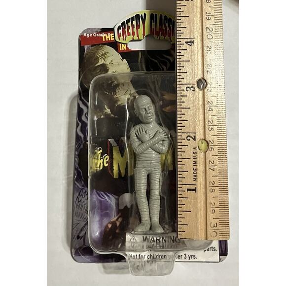 The Mummy Toy Action Figure 2006 XoneX Archive Creepy Classic Monster 2.75” NIP - Picture 3 of 3